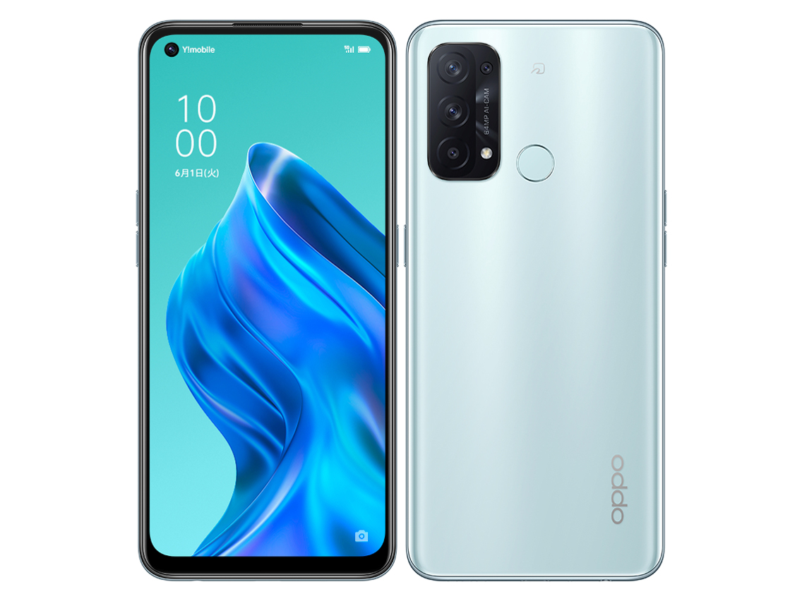 OPPO Reno5 A アイスブルー Y!mobile