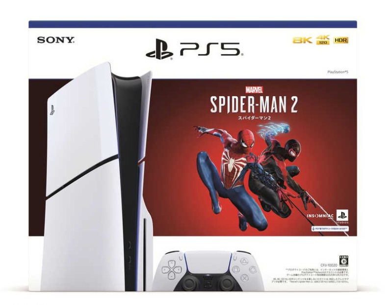 PlayStation 5 Slim Marvel's Spider-Man 2 同梱版 CFIJ-10020